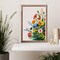 Framed Paint by Numbers Kit for Adults Beginner & Kids, Flowers Easy Adult Paint by Number Kits on Canvas, DIY Colorful Acrylic Watercolor Oil Paint by Number for Teens for Home Decor Gift 8x12 Inch